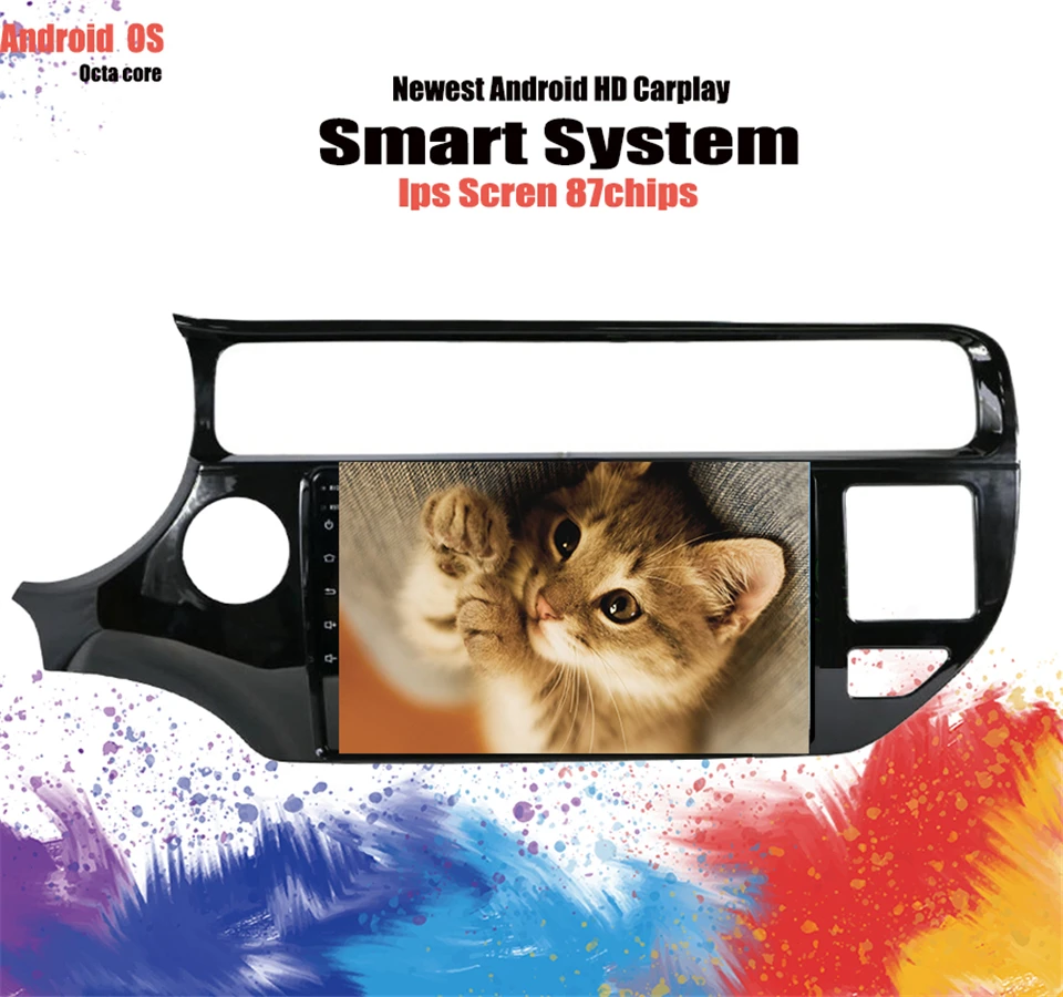 Автомобильный GPS-навигатор с экраном 10 0 дюйма Android 2016 для KIA RIO K3 2015 2017 2018 радио DVD GPS