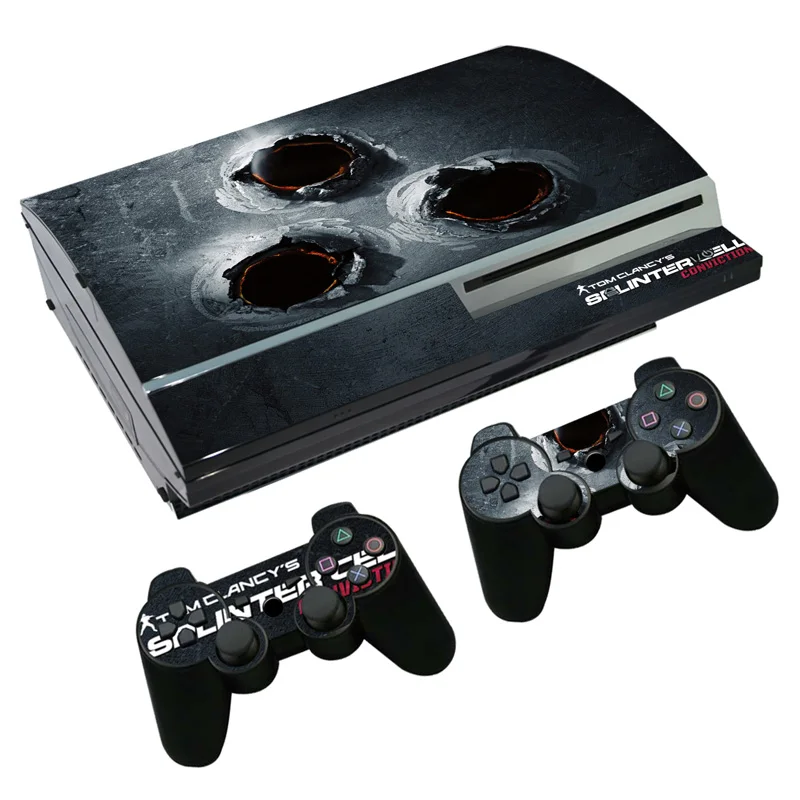 Индивидуальная дизайнерская наклейка для кожи наклейка для PS3 Fat playstation 3 консоль и контроллеры для PS3 Fat Skins Наклейка виниловая пленка
