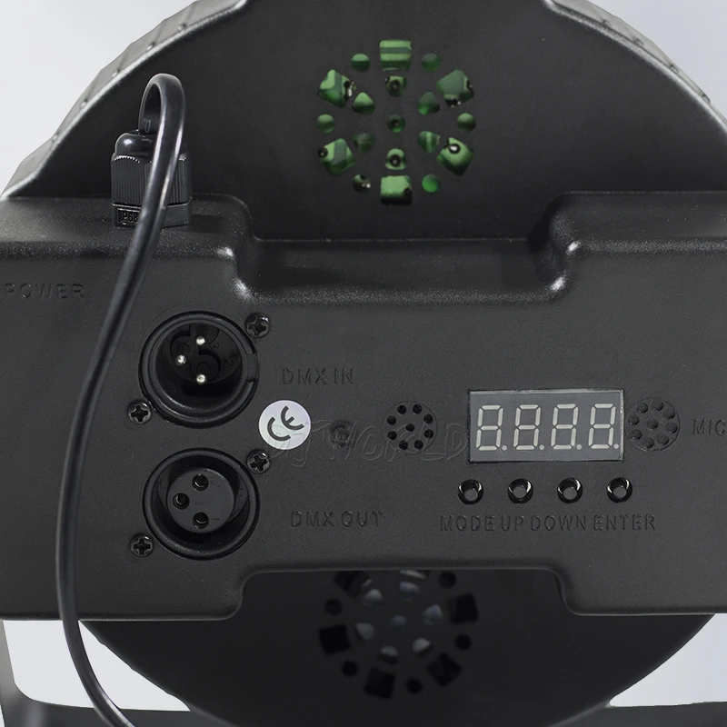 Светодиодный плоский Par 54x3 Вт RGBW освещение стробоскоп DMX DJ мыть диско профессиональное освещение для сцены DMX контроллер эффект