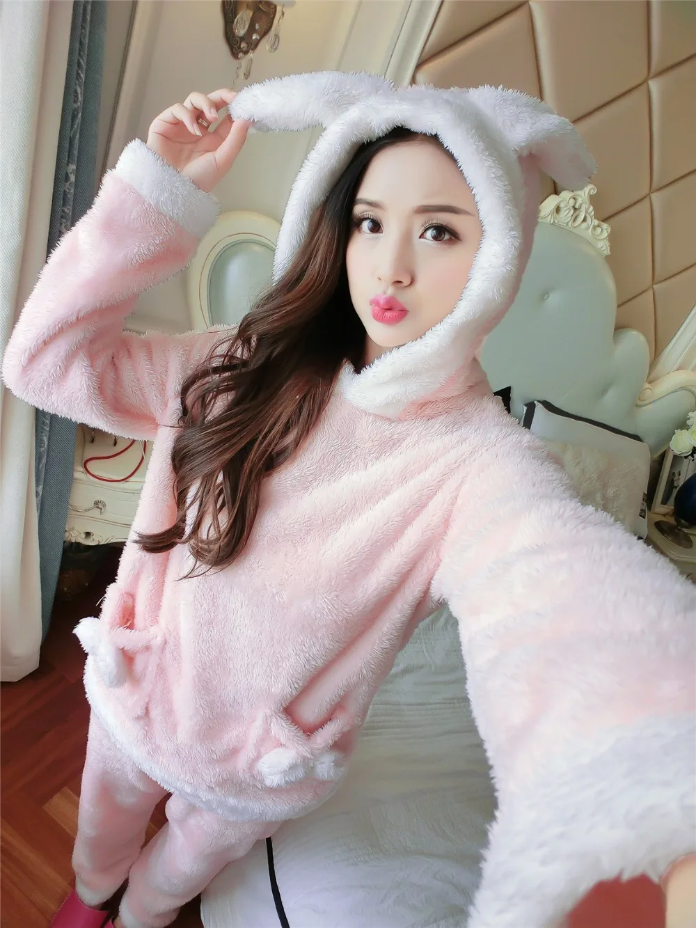 MJ016B теплая зима бархат фланель пижамы Pijamas Mujer Pigiama Donna Для женщин пижамные