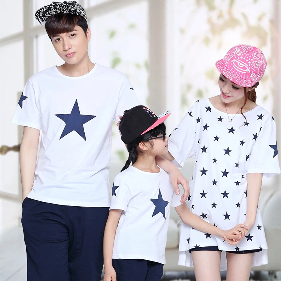 H &amp R 2018 Новая модная семейная одежда хлопковая футболка для мамы папы и ребенка