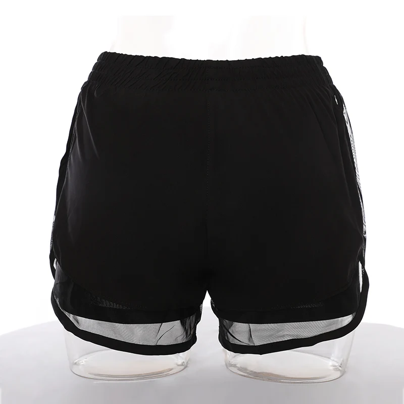 Chumoo Для женщин спортивные Фитнес Йога шорты 2 в 1 классные женские Running Short одежда