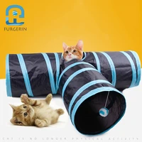 furgerin foldable cat toy cat tunnel outdoor indoor cat training toy for cats pet rabbit kitten puppy play tunnel tube t joint