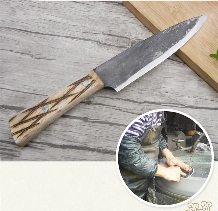 501 клипса стальная кованая раскалывание мяса выпотрошенная кость мясной нож убивая свинья овца Крупный рогатый скот мясник ножи Убойный дом инструмент