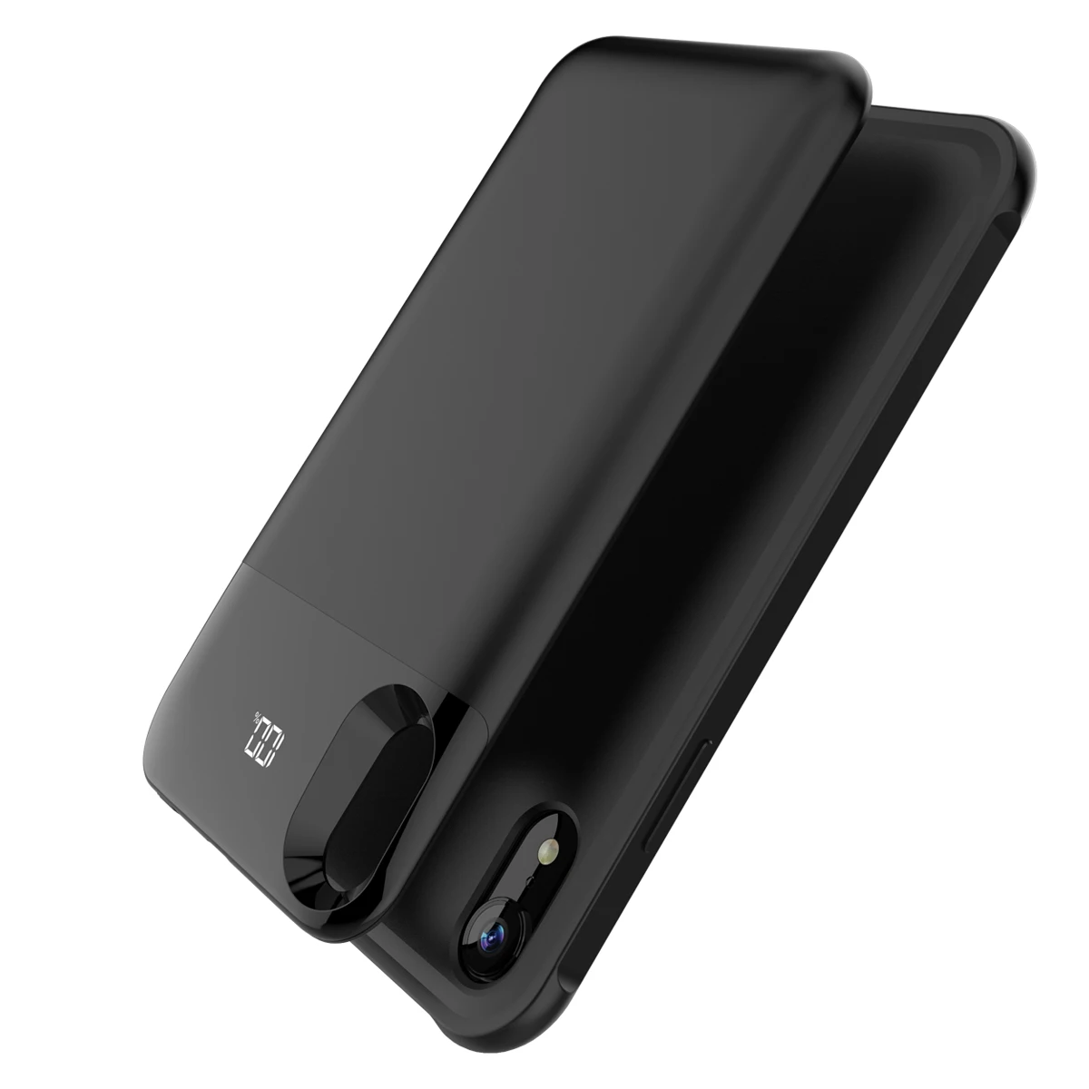 Для iPhone X XS 5000 мАч Внешний аккумулятор зарядное устройство чехол для телефона перезаряжаемый внешний аккумулятор резервный с аудио защитный чехол