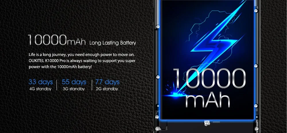 Оригинальный Oukitel K10000 Pro 10000 мАч большой Батарея Смартфон Android 7 0 5 дюймов mt6753