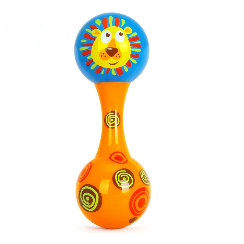 

1pcs New Baby Handbell Shaker Kids Maracas Rattle Shakers Children Educational Toys Musical Instrument Party Toy brinquedos
