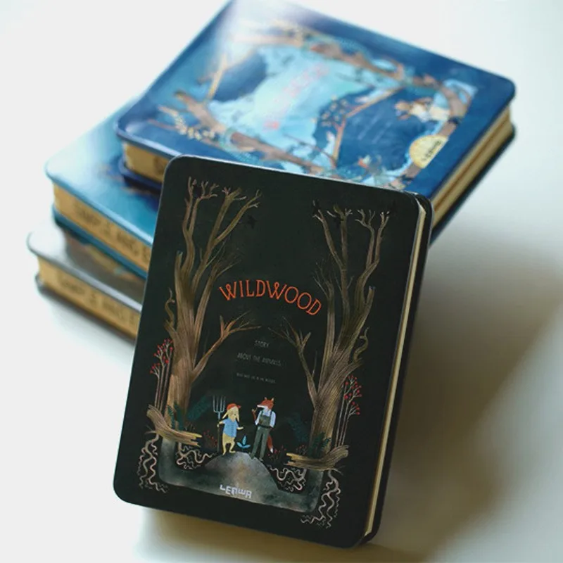 Распродажа 11 креативные канцелярские товары ручная книга железный блокнот мини