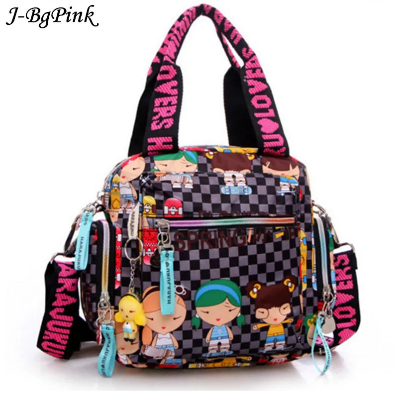 Новая кукла Харадзюку Водонепроницаемая нейлоновая сумка женская через плечо