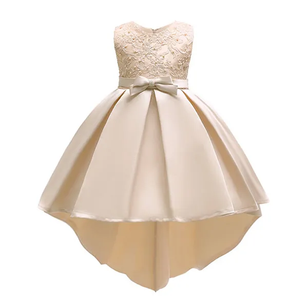 Dress P Вечерние платья для девочек; Детские платья для девочек; вечерние костюмы; Одежда для девочек с цветочным узором; элегантные платья для выпускного вечера - Цвет: Dress P