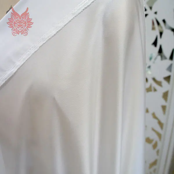 Basic white satin fabric for dress faux silk lining textile tissue cloth tela tejido free shipping SP129 | Дом и сад