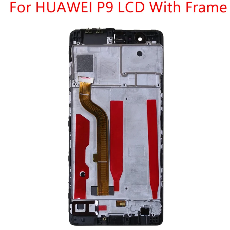 100% протестированный ЖК дисплей с рамкой для HUAWEI P9 Plus сенсорным экраном