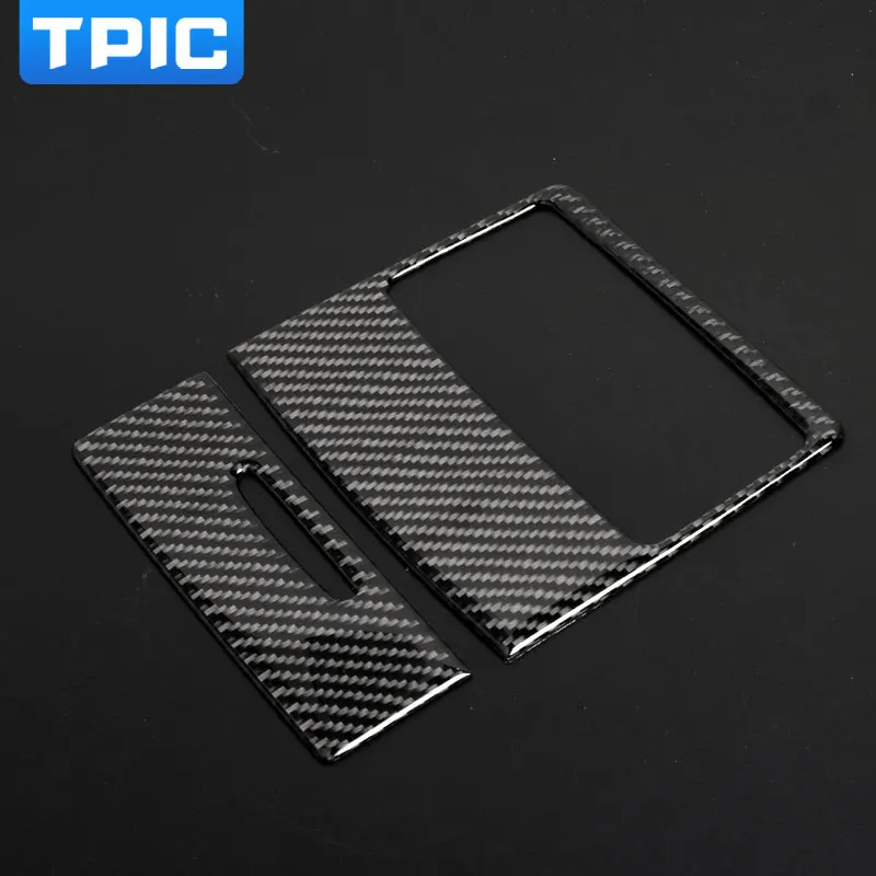 Автомобильный Кондиционер из углеродного волокна выходная панель рамка отделка