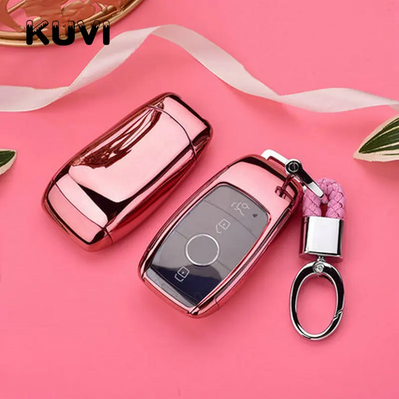 TPU высокого качества Автомобильный ключ крышка чехол оболочка сумка защитный ключ кольцо для Mercedes Benz E Class W213 S класс автомобильные аксессуары