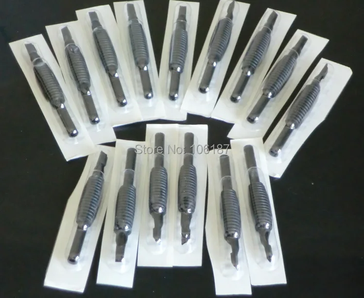 100 шт. одноразовые Силиконовые тату-трубки с наконечником 16 мм 5/8 дюйма Размер F |