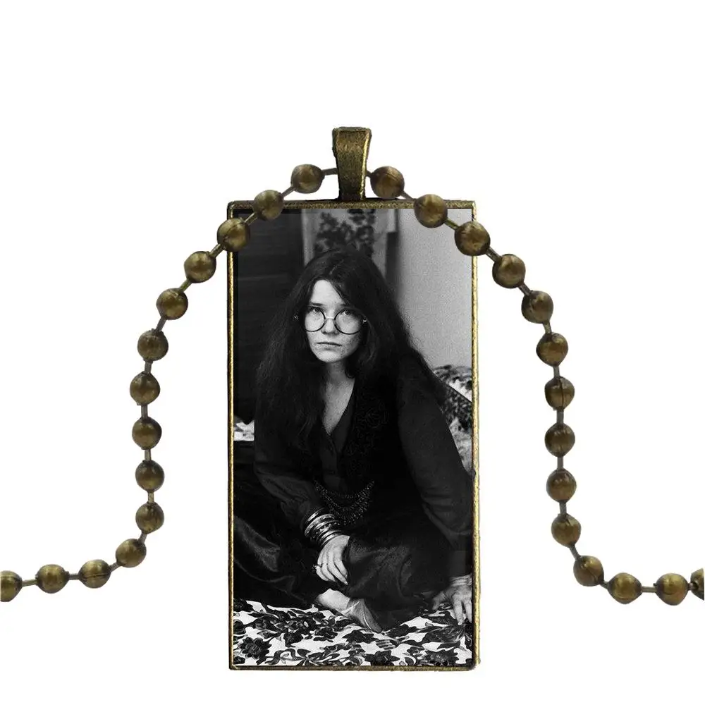 Janis Joplin американская певица для детей винтажное ювелирное изделие Бронзовое