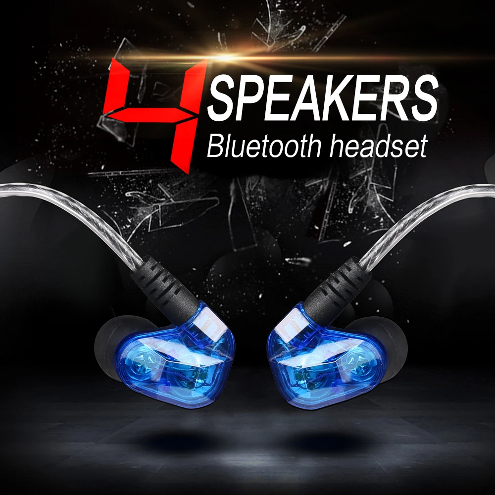 Moxpad X90 динамический двойной драйвер беспроводной Bluetooth 4 1 Hifi наушники Спорт Бег