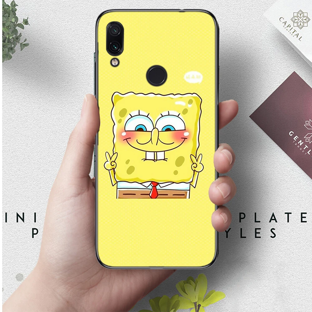 Lavaza Квадратные Штаны Губка Боб узор силиконовый чехол для Xiaomi Redmi 4A 4X 5A 5 плюс S2 6 6A Note 4 7 Pro премьер - Цвет: 3