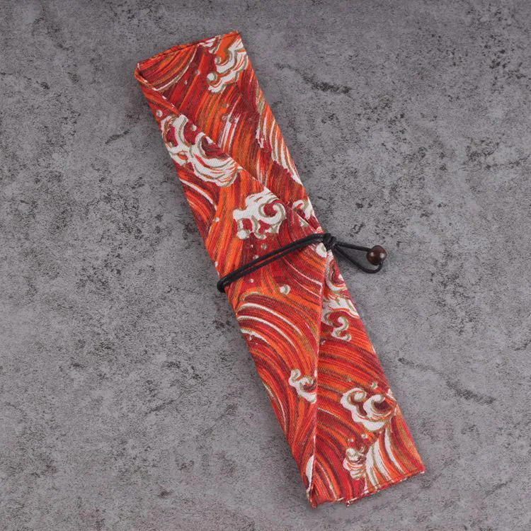 Modle 1 20 шт., портативная металлическая соломинка, сумки, красочные, многоразовые, соломенная Льняная сумка для хранения, сумка, палочки для еды, ложка, вилка, посуда, сумка, карманы - Цвет: Modle 1