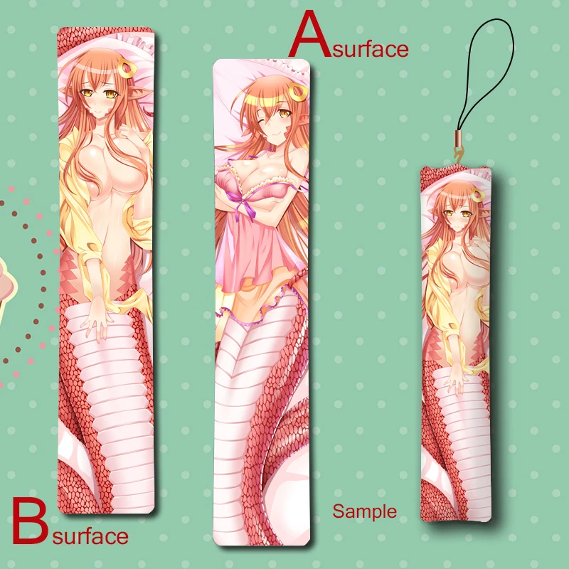 Монстр Musume без Iru Nichijou Miia пикантные в виде милого героя аниме мини Dakimakura брелок
