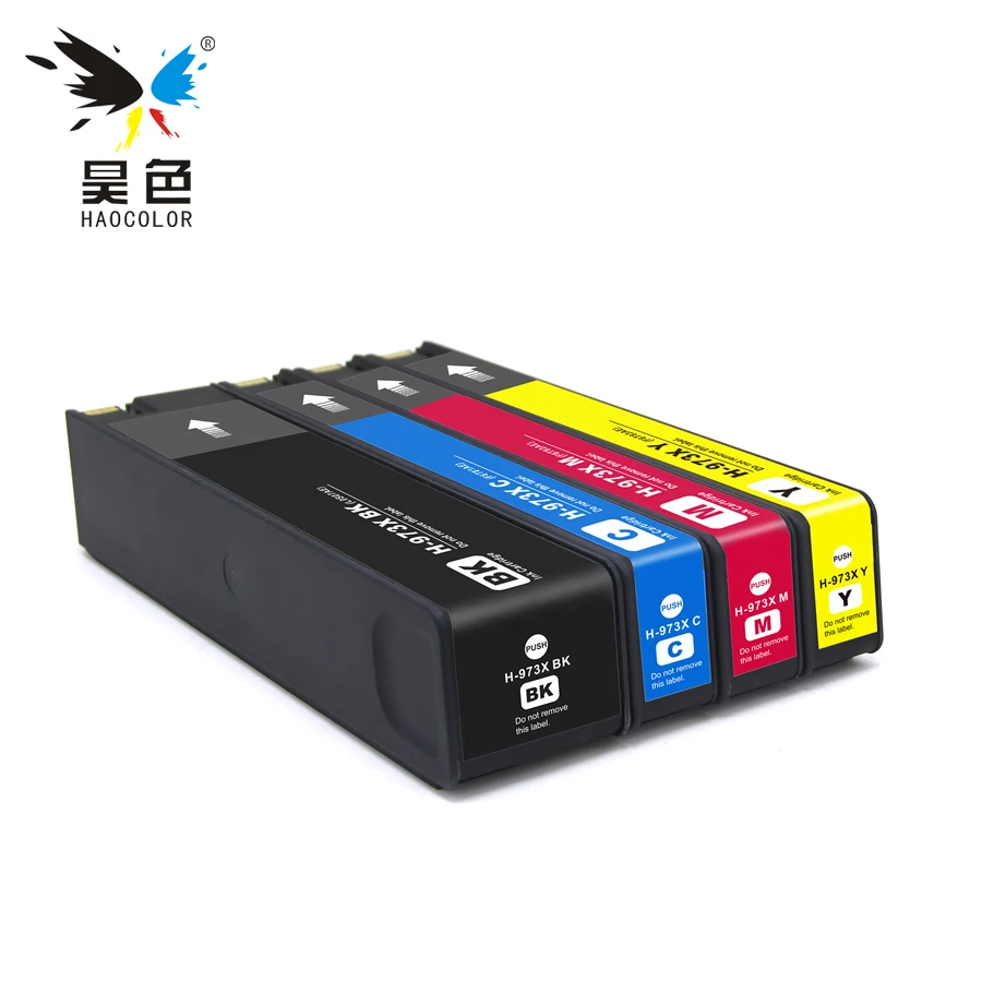

HAOCOLOR remanufactured pigment based Ink Cartridges For HP 973 973X HP973 HP973X for HP Pagewide pro 452dn dw 477dn 552dw 577dw