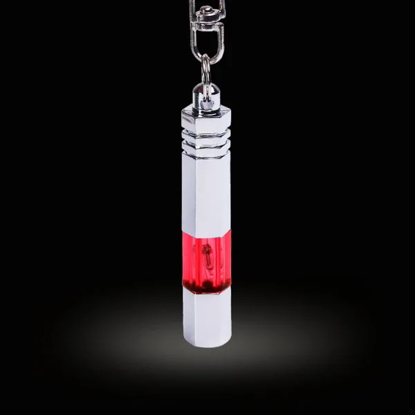 RedChrome 10 Цвета Титан черный/хромированной отделкой авто анти-статический стилус для сенсорного экрана, шестигранный стержень брелок для ключей латунный стержень 2 шт./упак - Название цвета: RedChrome