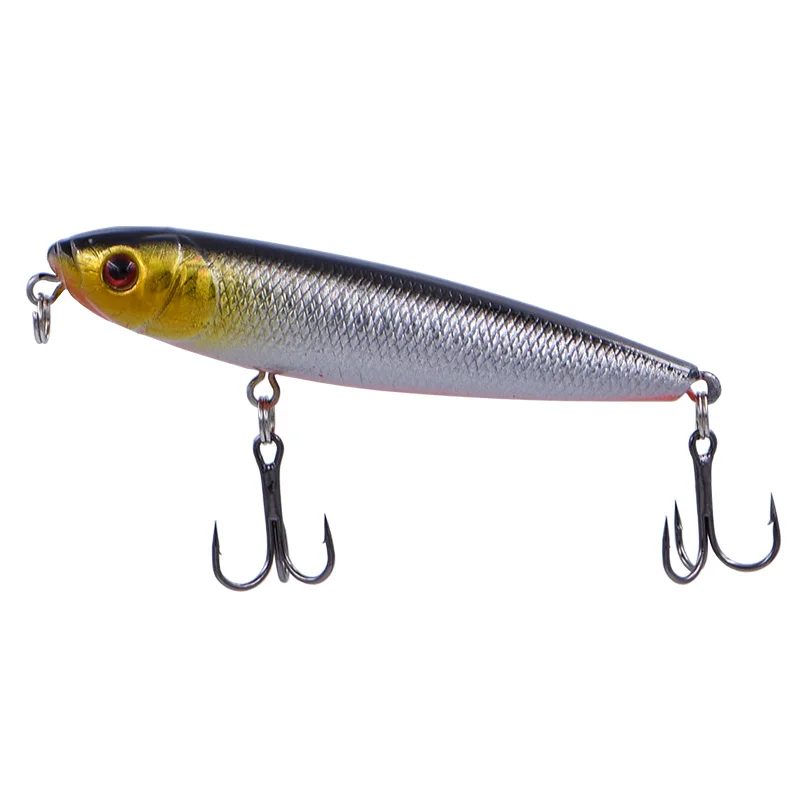 1Pcs Pencil Fishing Lure 8cm 9g Floating Wobbler Topwater Sub Surface Hard Bait Artificial Carp Lures | Спорт и развлечения