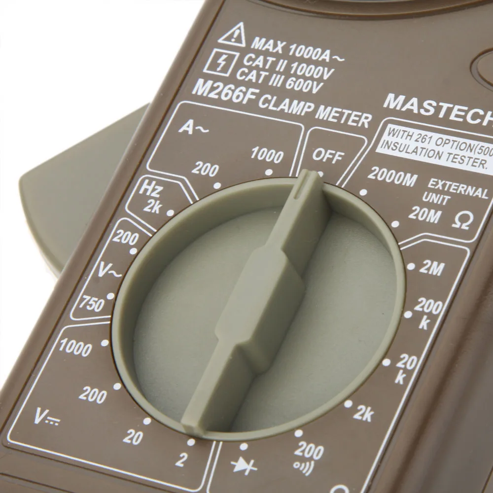 Цифровой измеритель переменного тока MASTECH M266F тестер сопротивления с диодом|clamp