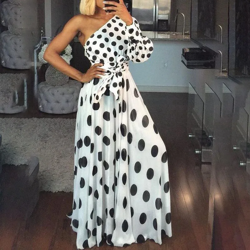 Летнее платье Бохо для женщин выпускного вечера вечерние большой маятник одно