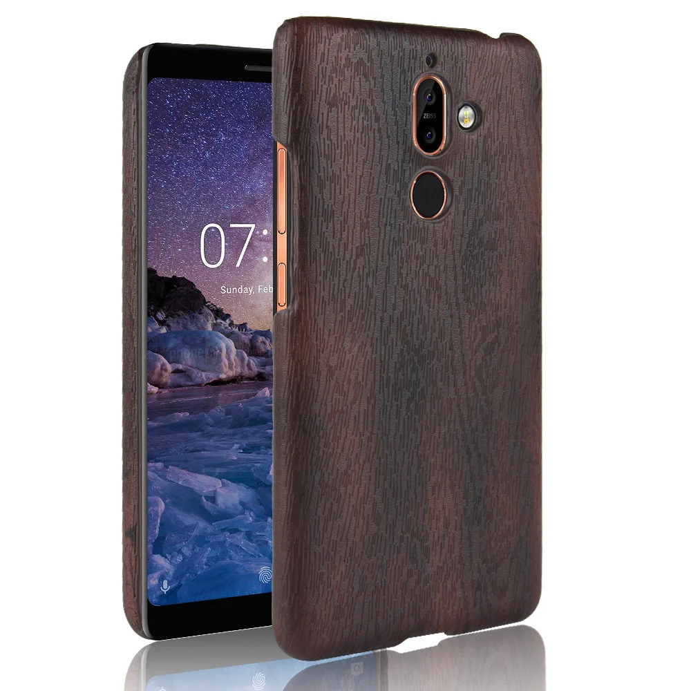 Новый чехол subin для Nokia 7 plus 6 0 дюйма из искусственной кожи с зернистой