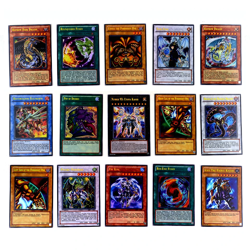 60 шт./компл. английский Yugioh флэш-карт с тонкой металлической коробке коллекция карты Yu-Gi-Oh игры Бумага карточные игрушки для Детский подарок
