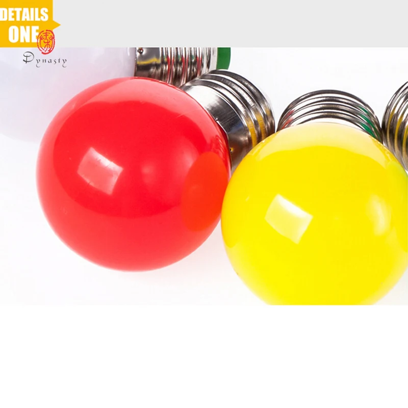 10 шт./лот праздничные красочные светодиодные лампы пузырьковый шар E27 красный