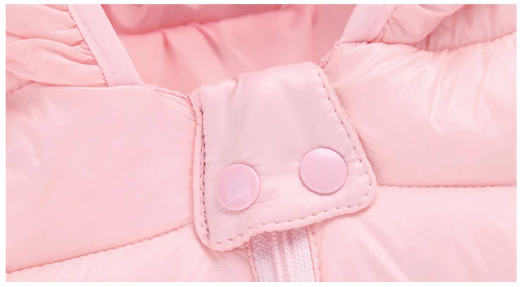 Kawaii/зимняя куртка для маленьких девочек хлопковая парка с капюшоном, пальто весенняя куртка теплая верхняя одежда для маленьких мальчиков(От 6 месяцев до 4 лет) одежда для малышей