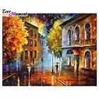 Новый DIY 5D алмазная живопись дождь в городе полный квадратный дрель декор мозаика вышивка серии инкрустированные наборы из смолы ASF292