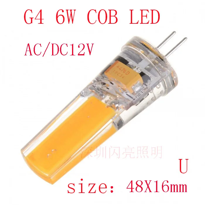 5 шт. G4 лампочка AC/DC 12 В 2 Вт 3 Вт 4 Вт 5 Вт 6 Вт COB SMD 3014 SMD 2835 SMD светодиодный светильник Замена галогенного прожектора люстра G9