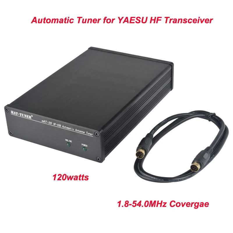 Автоматический тюнер mAT-30 HF SSB 1,8-54,0 МГц 0,1-120 Вт HF для трансивера Yaesu HF FC-30,FC-40,FC-50,FT-100 FT-857D/450D
