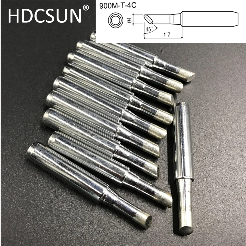 Паяльное жало HDCSUN 900M-T-4C для паяльника CXG 936D Saike aoyue yihua 936 852d + 909D | Инструменты