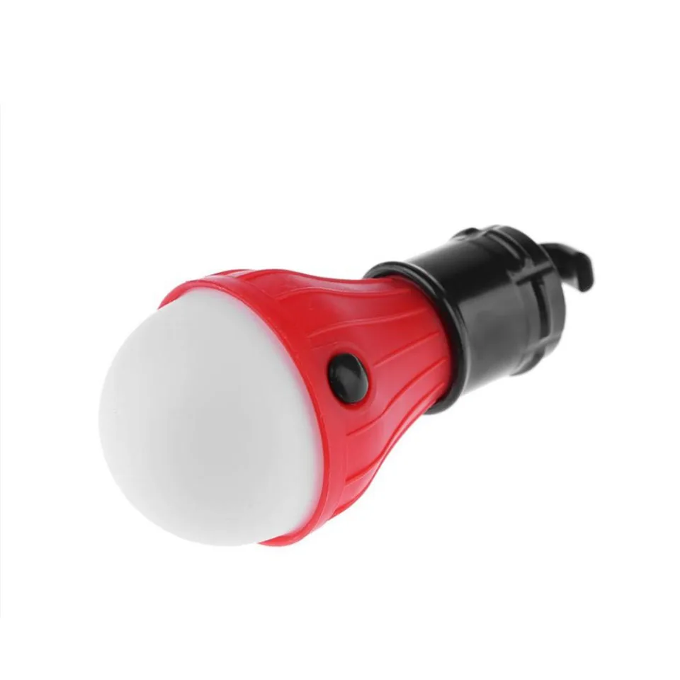 7.5*12.8CM Portable Lantern Tent Light LED Bulb Emergency Lamp Waterproof Hanging Hook Flashlight For Camping 4 Colors Use 3*AAA |