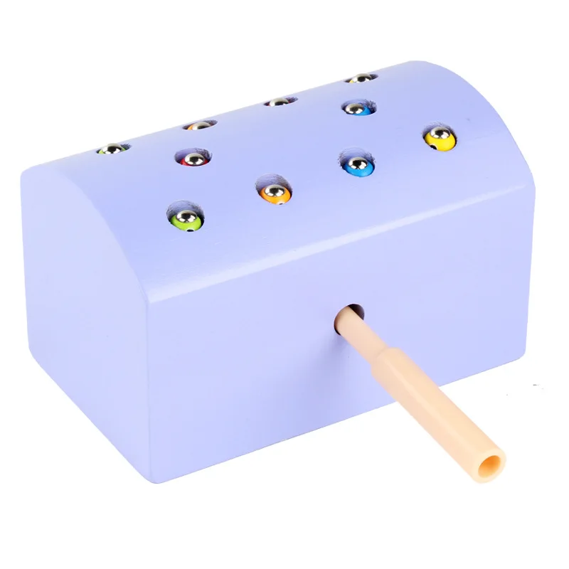 

10Pcs Insects Basic Educational Development Wooden Magnetic Catch Insects Game Toys Kids Children Montessori Educational Toys