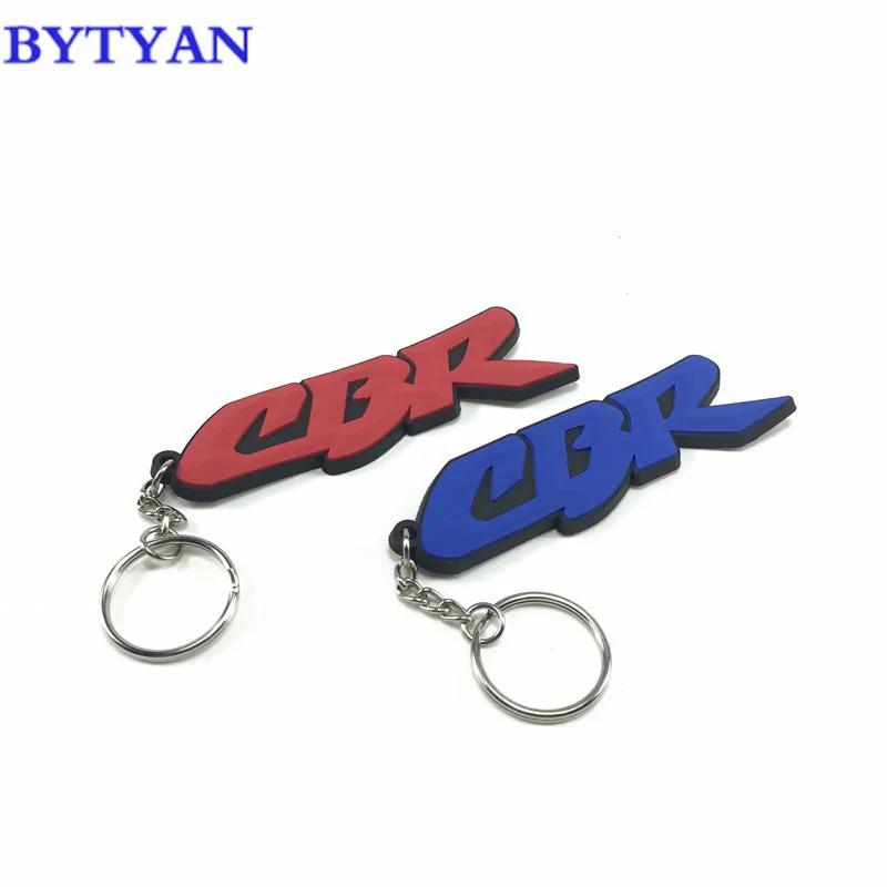 Bytyan мотоцикл Мягкий Каучуковый брелок для ключей/от автомобиля с логотипом HONDA CBR