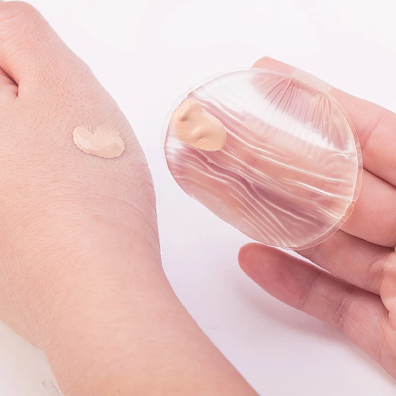 Силиконовый спонж для макияжа 1 шт. прозрачная пудра жидкого тонального крема BB