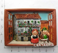 cantabria spain 3d fridge magnets travel souvenirs refrigerator magnetic stickers home decoration