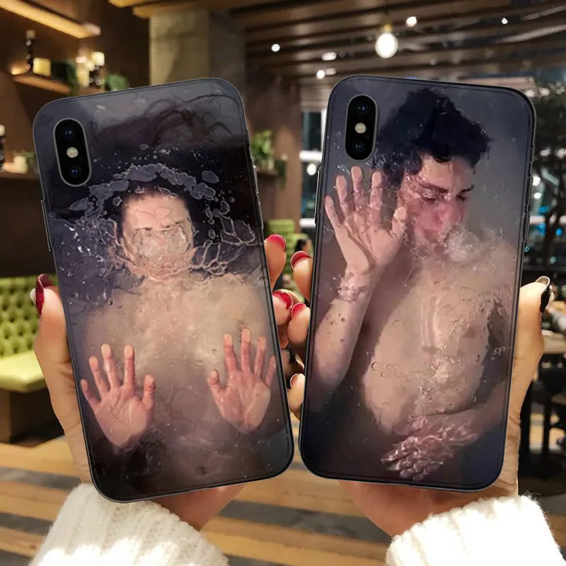 Moda Abstrato Arte Subaquática Menino &amp Casal caixa Do For o iphone 7 8 Plus 11 12Pro Mini capa Suave volta Funda Coque | Мобильные
