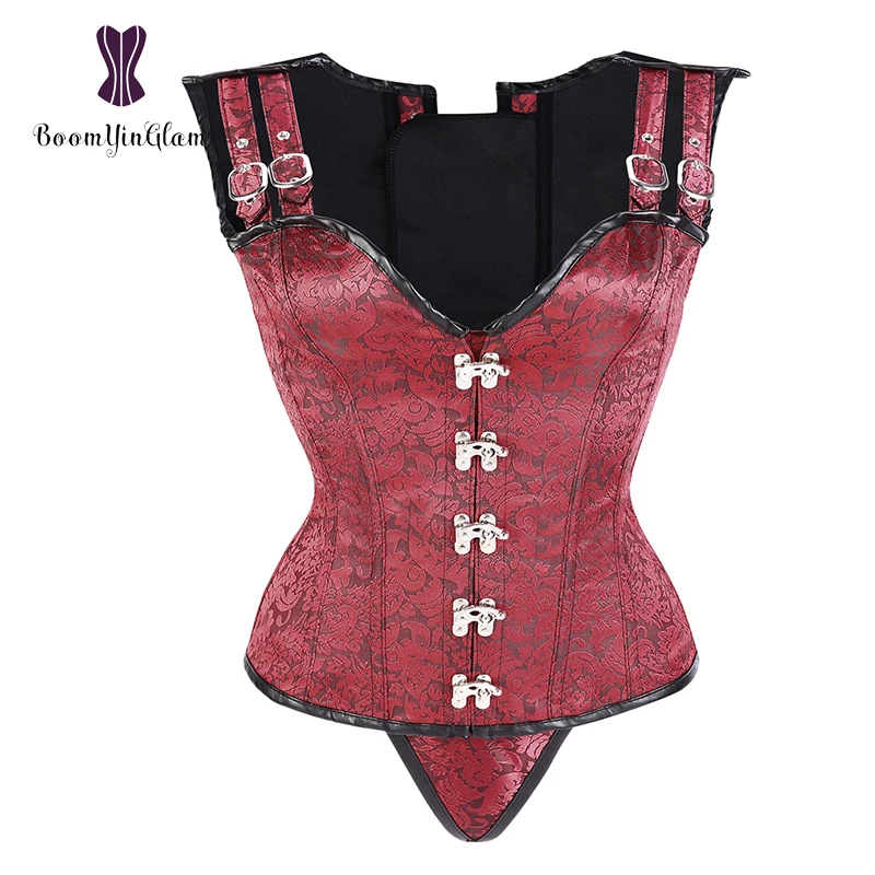 Плечевые ремни женская сексуальная одежда в готическом стиле стимпанк корсет