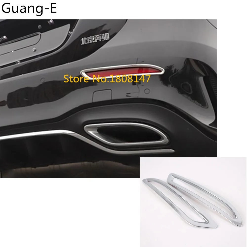 Car Styling Cover Trim Back Tail Rear Fog Light Lamp Frame Stick Panel For Mercedes Class W177 A180 A200 A250 2019 2020 2021 | Автомобили
