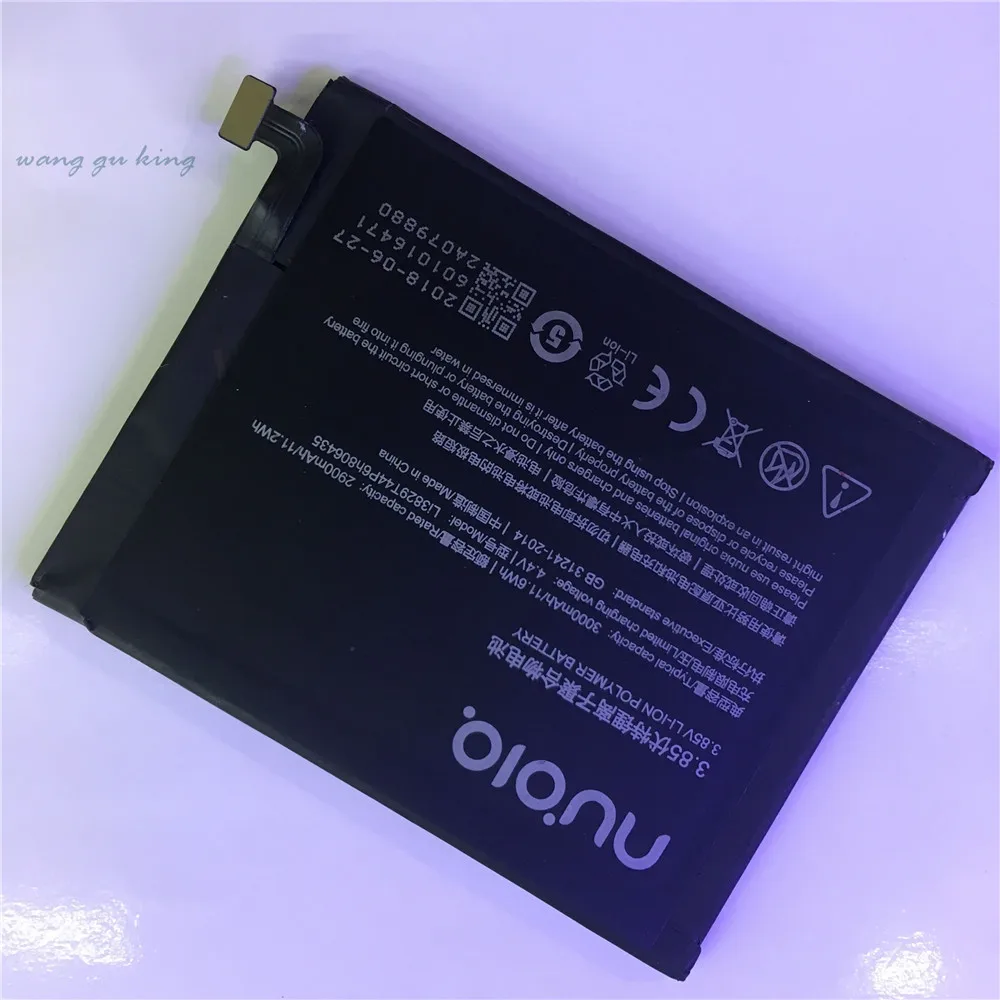 2018 Новинка для nubia z11 NX531J Z11 Li3829T44P6h806435 3000 мАч перезаряжаемый литий ионный