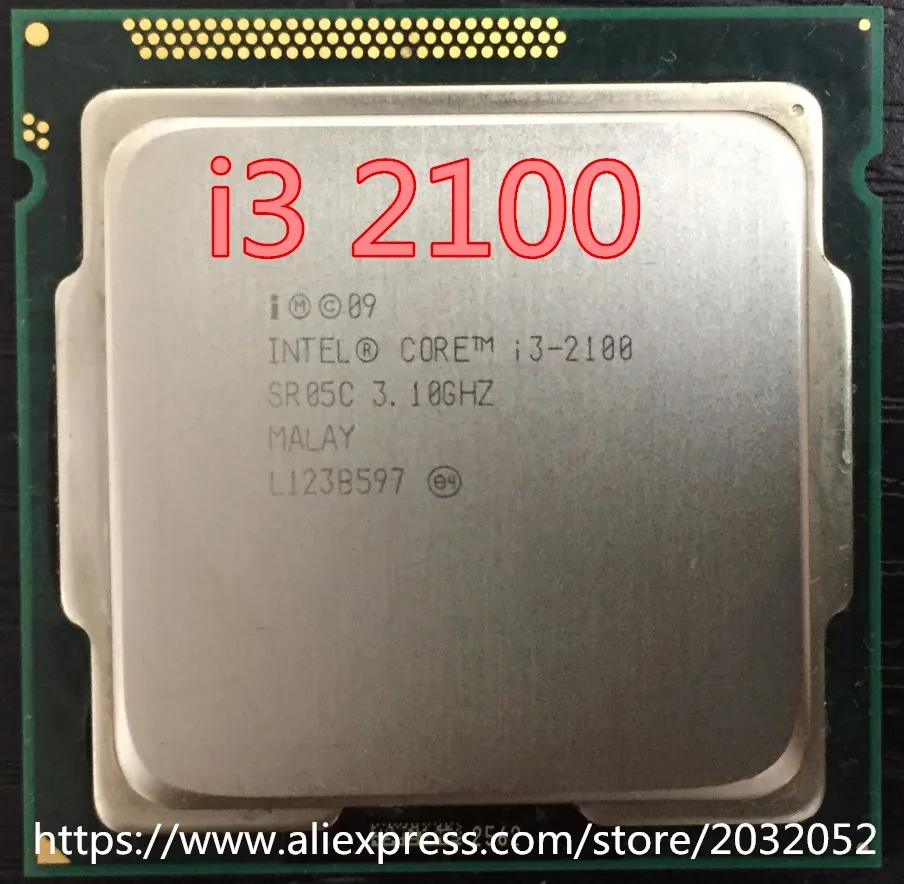 Процессор Intel Core i3 2100 3,1 ГГц/3 Мб кэш-памяти/двухъядерный/Socket 1155/Qual Core/настольный компьютер(Рабочая