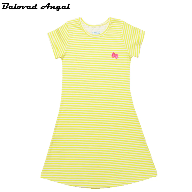 2019 Summer Short Sleeves Girls Vintage Dresses Child Princess Clothing School Kids Clothes Baby Teens Dress Party Wear | Детская одежда