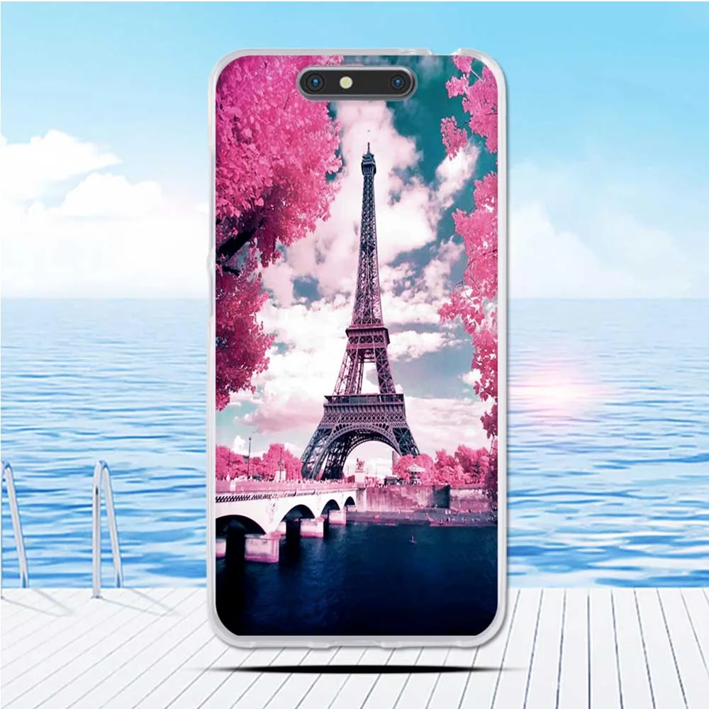 6 Мягкий чехол для zte Blade V8, силиконовый чехол для zte V8, чехол с рисунком, защитный чехол на заднюю панель телефона для zte Blade V8, чехол - Цвет: 6