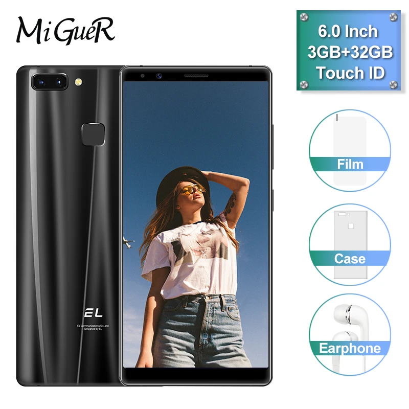 KXD E &amp L Y30 смартфон с 6-дюймовым дисплеем 18:9 ОЗУ 3 ГБ ПЗУ 32 Android 8 1 восьмиядерным
